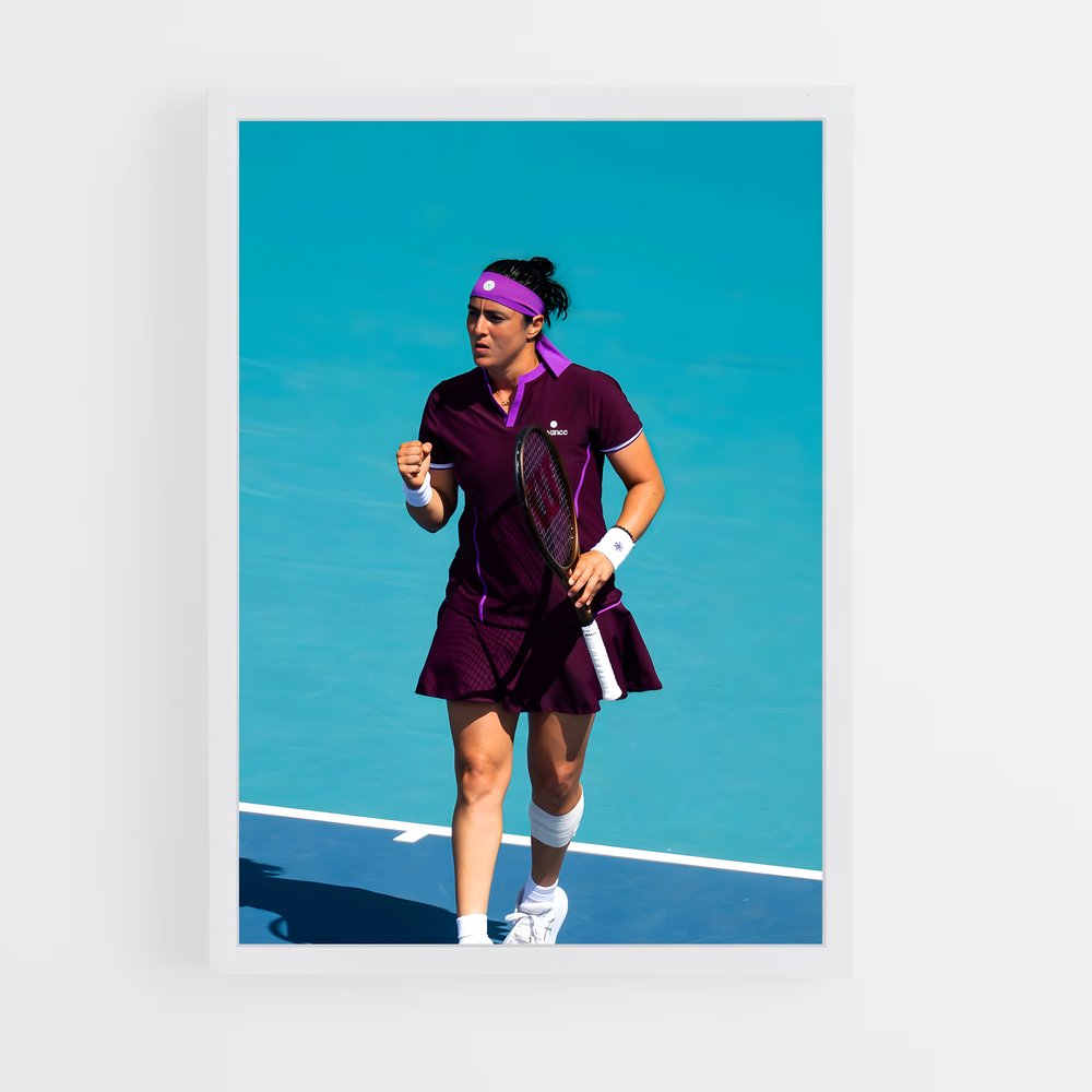 Poster Ons Jabeur – affiche Tennis (vue 3)